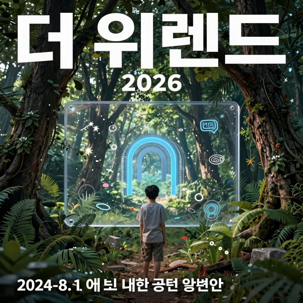 더 위켄드 2026 내한 공연 포스터