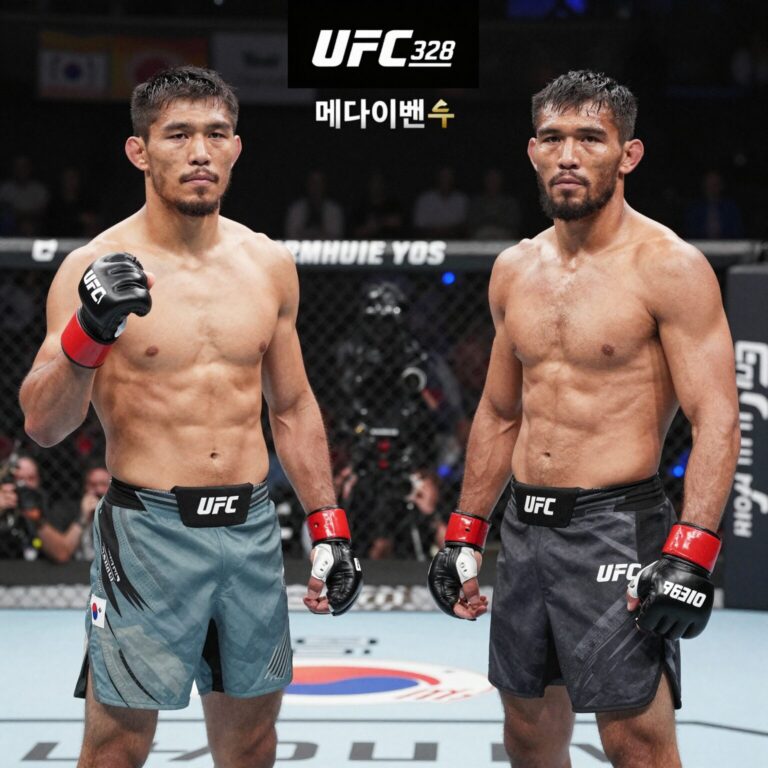 UFC328 메인이벤트 대결 구도와 선수 이미지