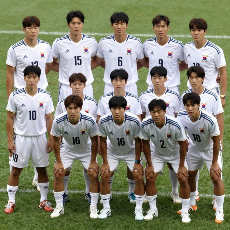 2002년 월드컵 한국 대표팀 선수 명단 사진