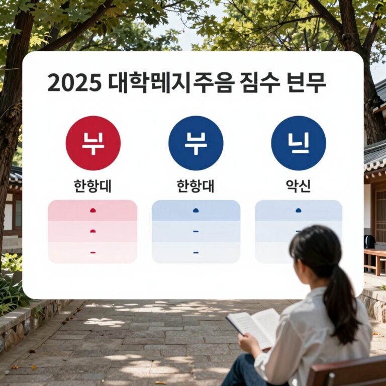 2025 중앙일보 대학평가 주요 대학 점수 분포와 한양대 약진을 보여주는 그래프