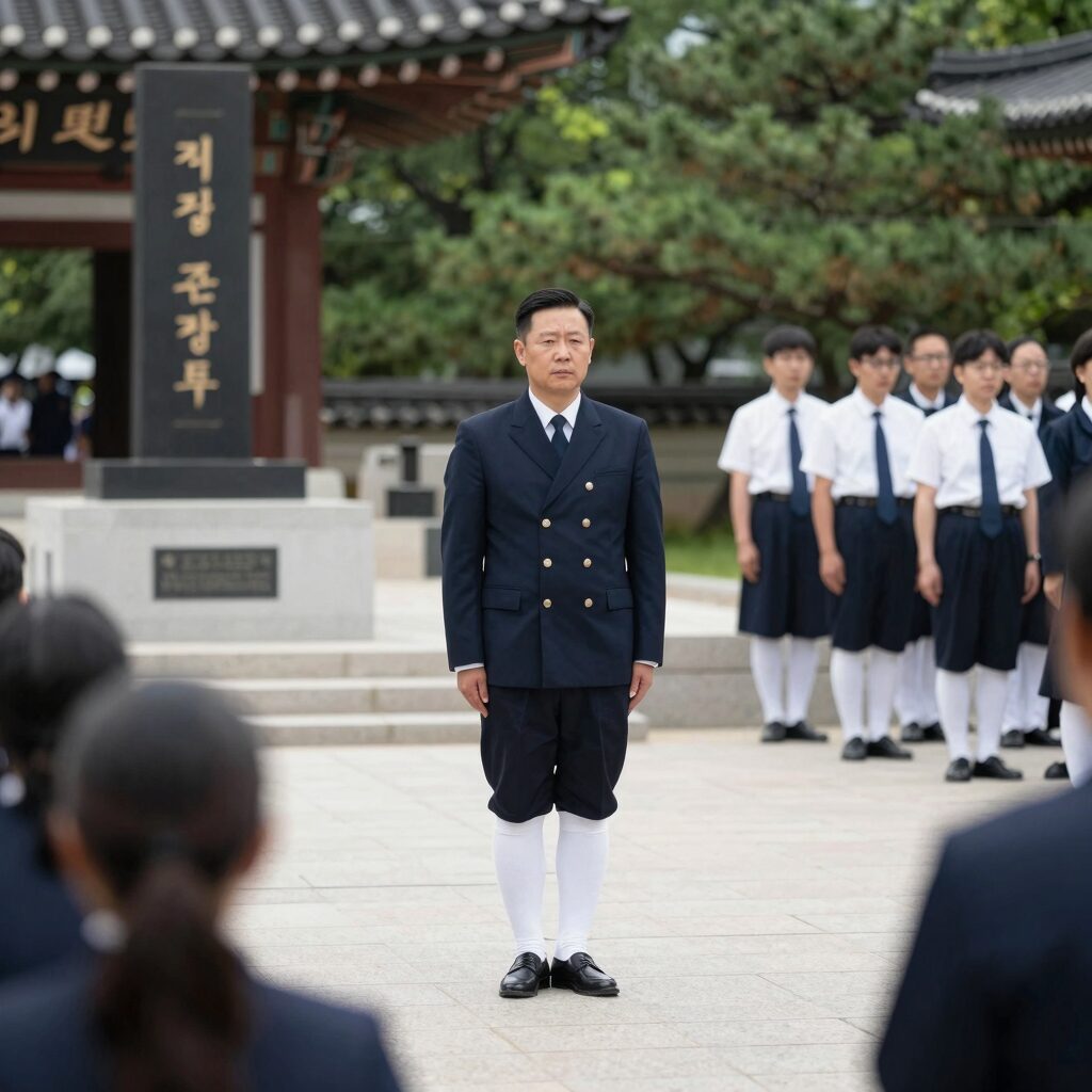 6월 25일 한국전쟁 기념일 현충원 참배 모습