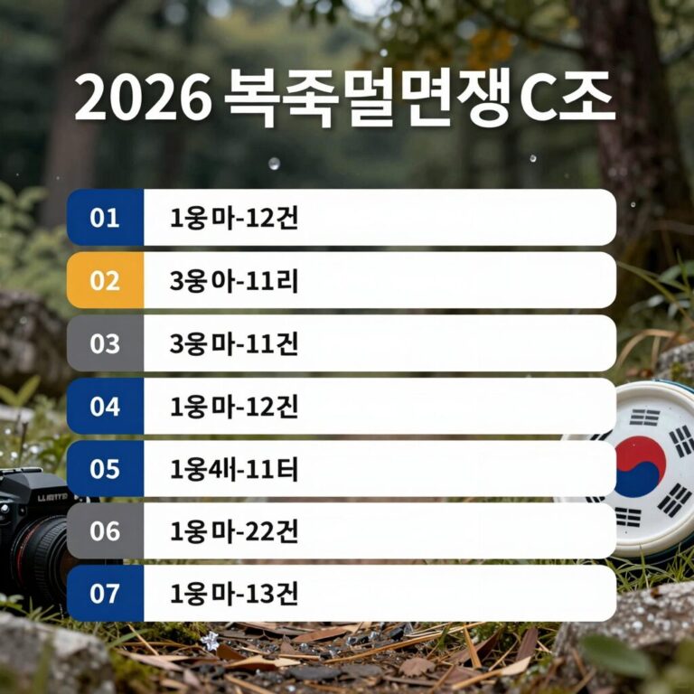 2026 북중미 월드컵 C조 경기일정 표