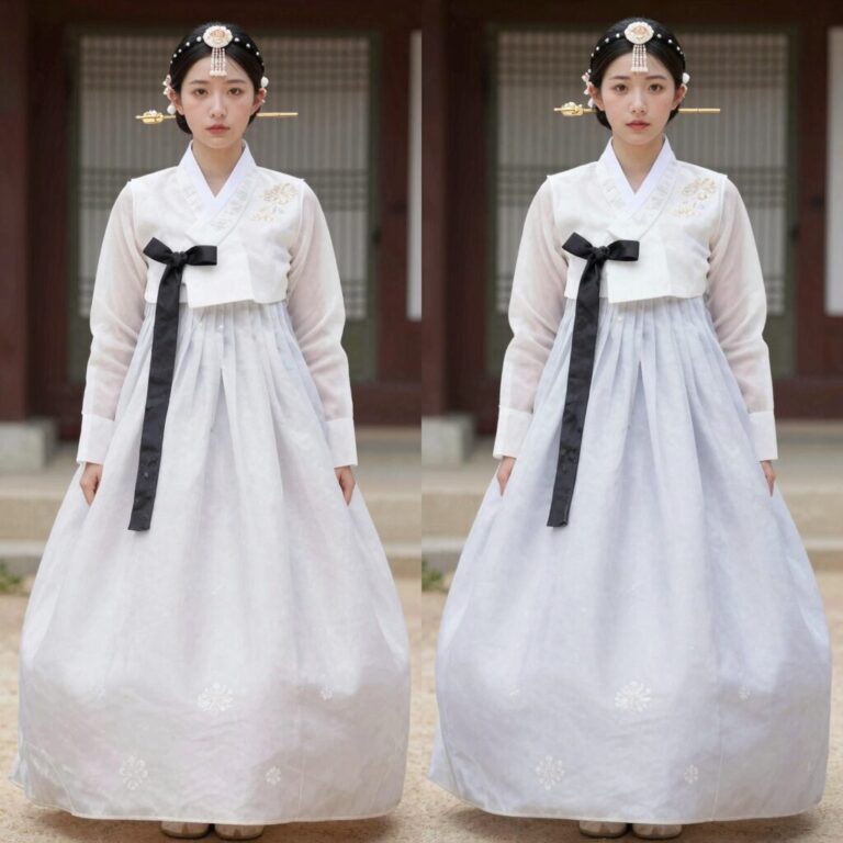 꼼데가르송 카라티 화이트 블랙 사이즈 비교 이미지
