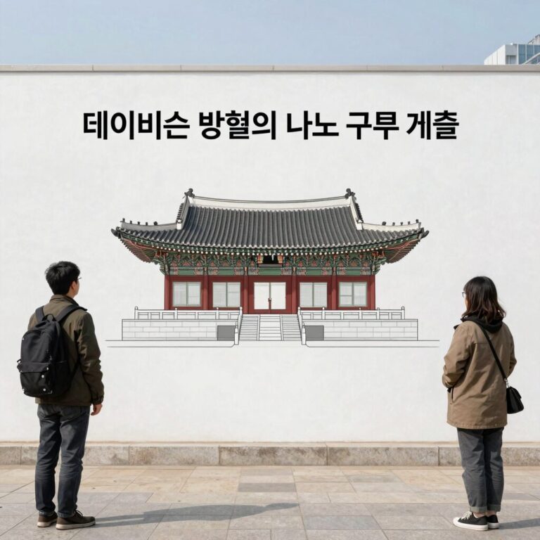 데이비슨 방출의 나노 구조 개략도 - 전자가 지속적으로 방출되는 모식도