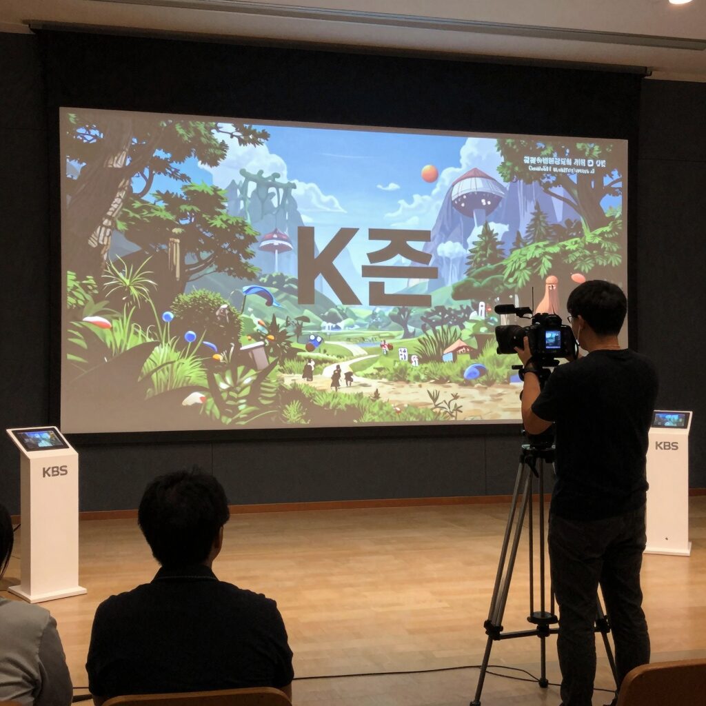 KBS 국립중앙박물관 특설무대 K존 개표방송 AR 연출
