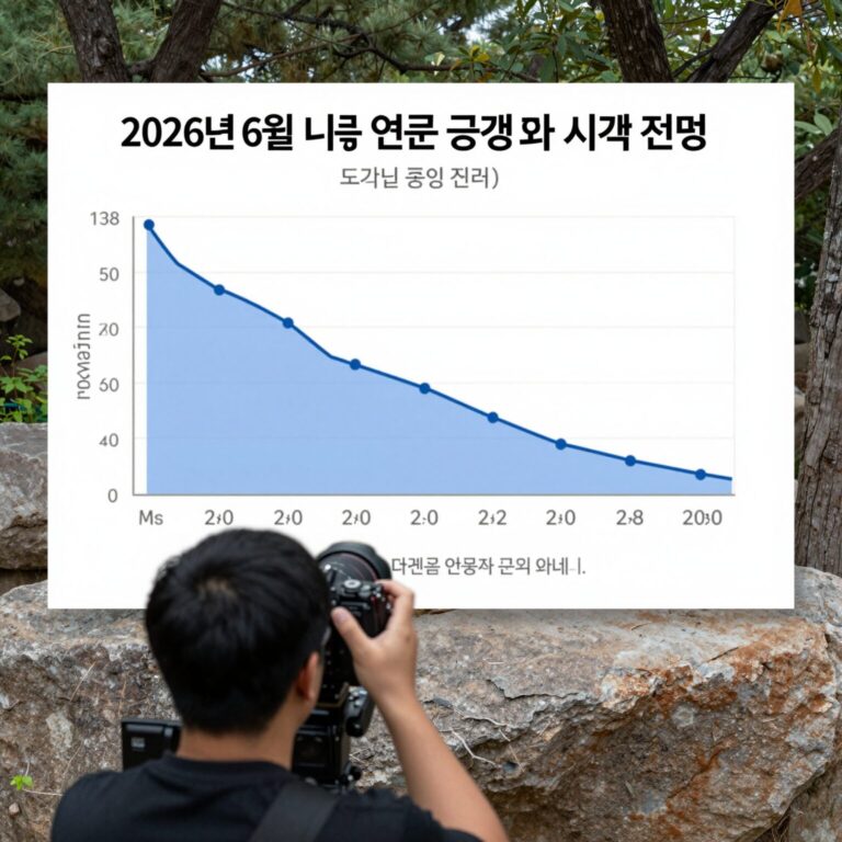 2026년 6월 미국 연준 금리 결정과 시장 전망을 나타내는 그래프 이미지
