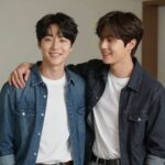 孔明曝弟弟道英收入更高 家族称代表 배우 공명과 NCT 도영이 다정하게 어깨동무를 하고 웃고 있는 사진. 두 사람은 훈훈한 형제 비주얼을 자랑한다.