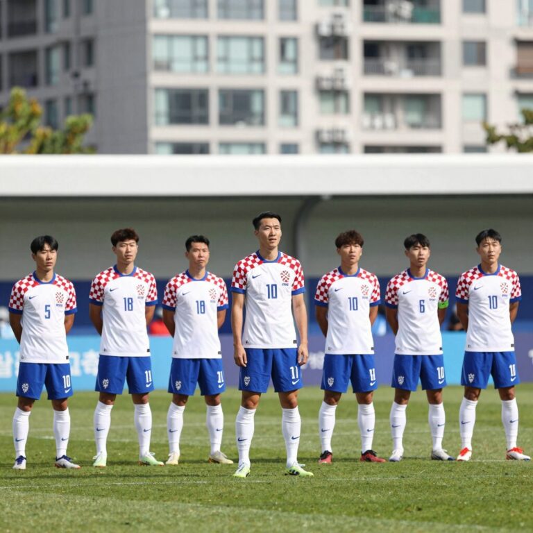 2026 월드컵 G조 순위표와 크로아티아 대표팀 사진