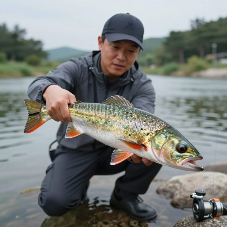 한치낚시 캣츠크로우 이카프로 채비 실전 세팅 사진