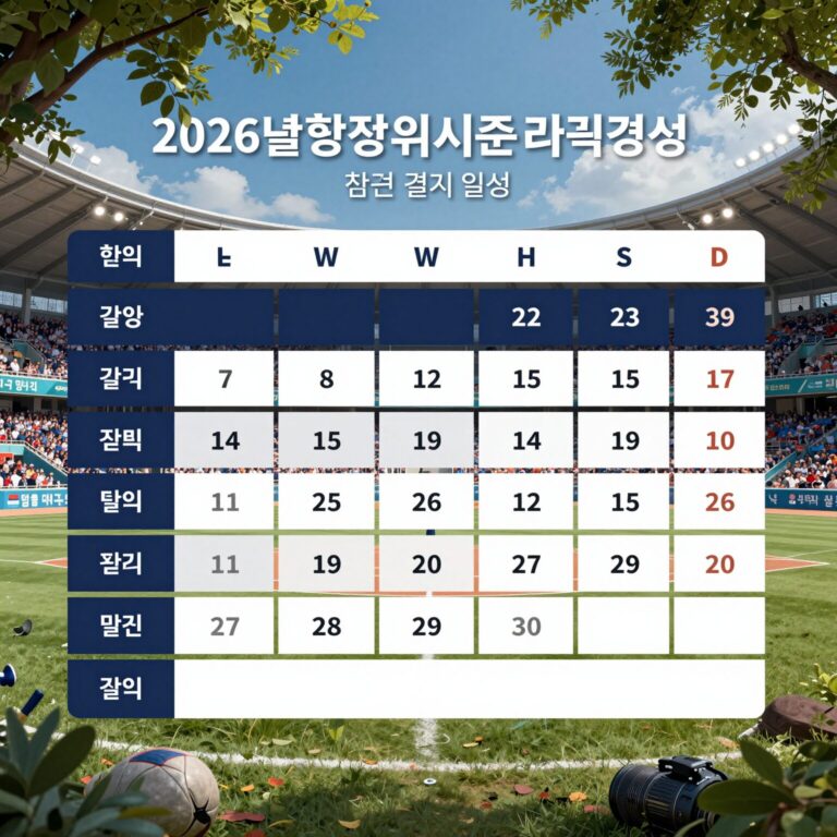 2026년 한화 이글스 정규시즌 홈 경기 일정을 정리한 달력 표 이미지