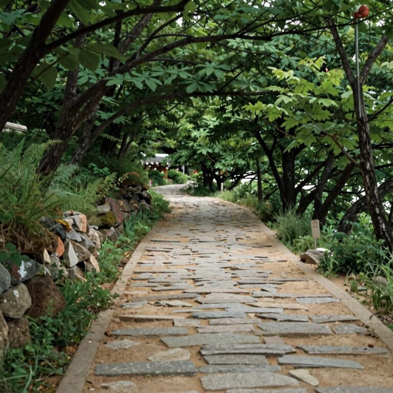 연화사에서 보덕암으로 이어지는 수국길 풍경