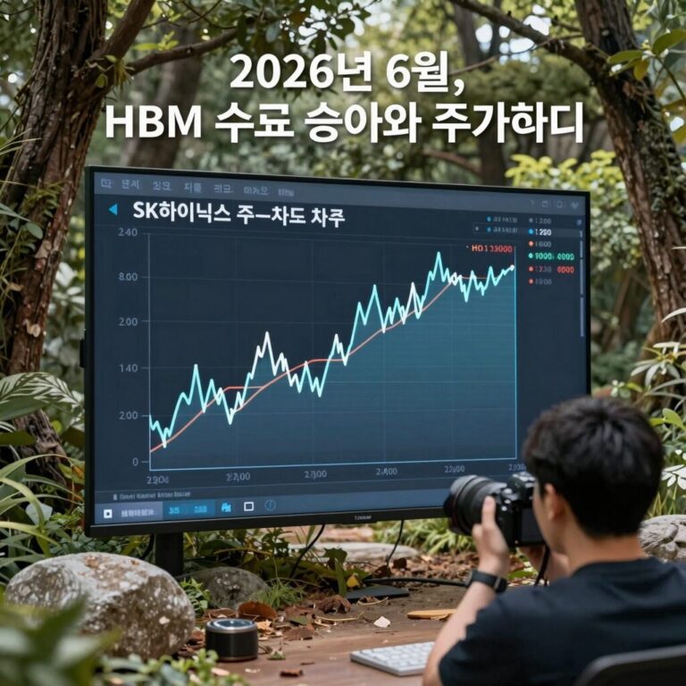 SK하이닉스 주가 차트 2026년 6월, HBM 수요 증가와 주가 추이