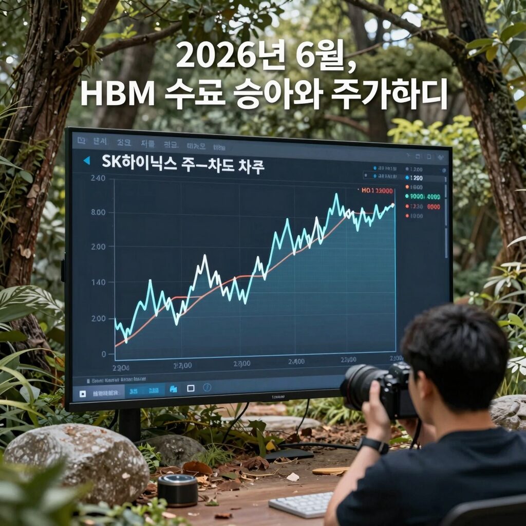 SK하이닉스 주가 차트 2026년 6월, HBM 수요 증가와 주가 추이