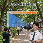 인천시장 선거 여론조사 결과 그래프 박찬대 유정복 지지율 비교