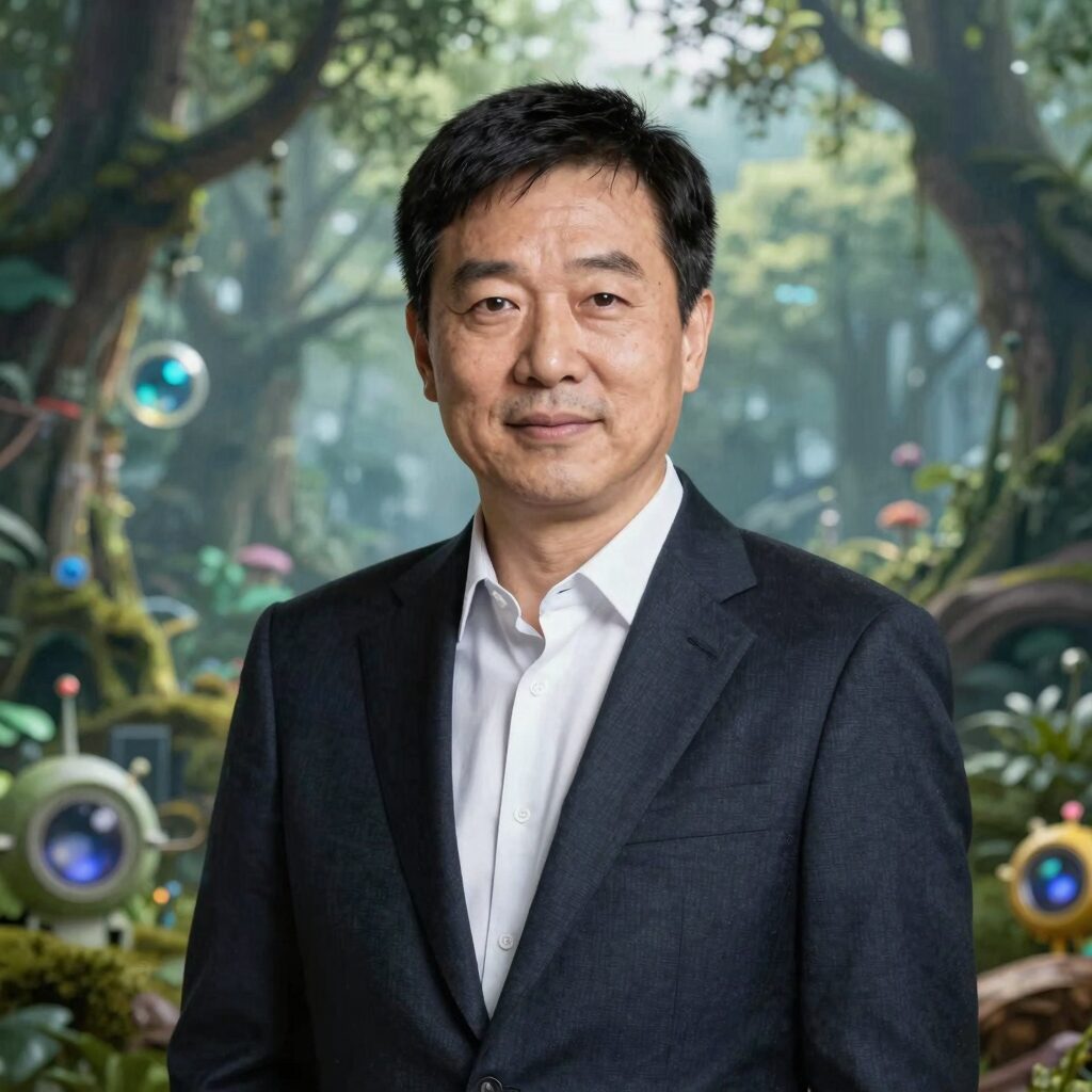 젠슨 황 엔비디아 CEO 사진 공식 포트레이트