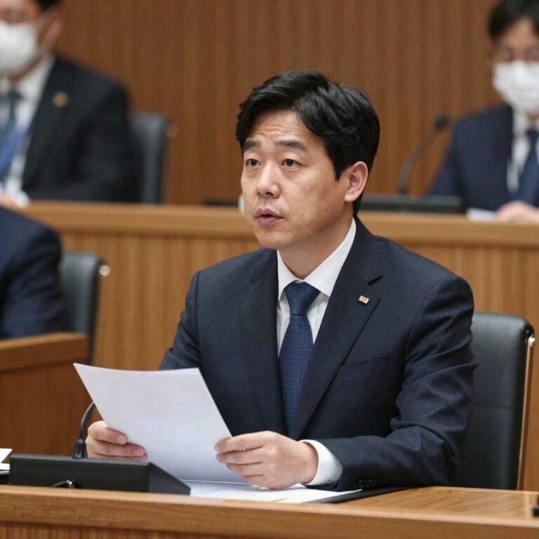 개혁신당 정이한 의원 국회 본회의장 연설 모습