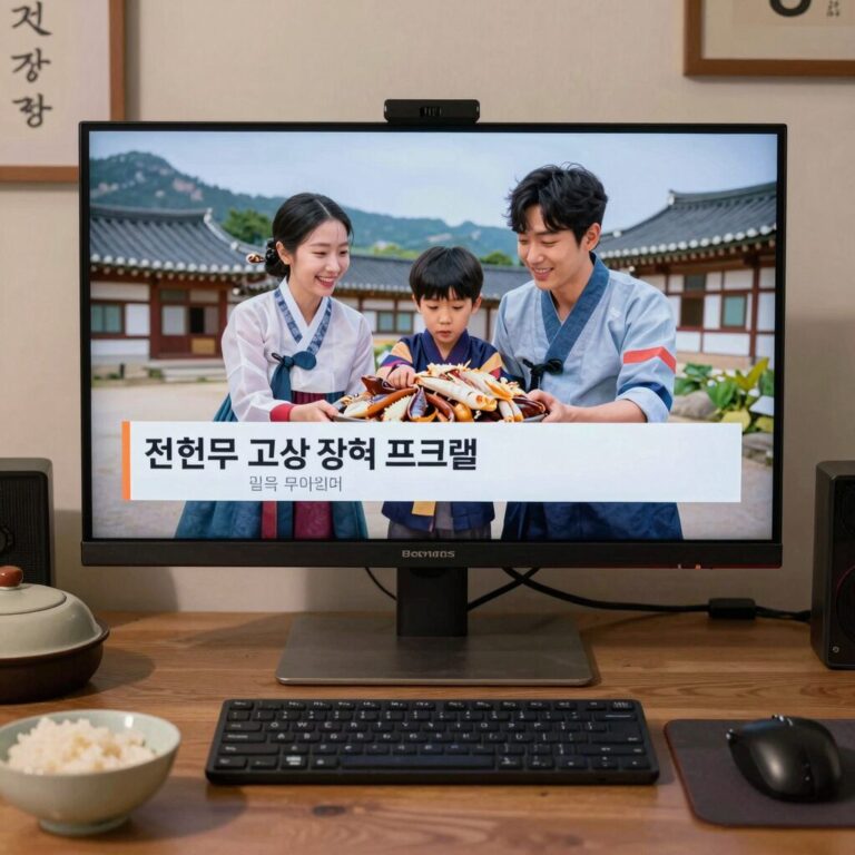 전현무계획 고창 장어 프로그램 방송 화면
