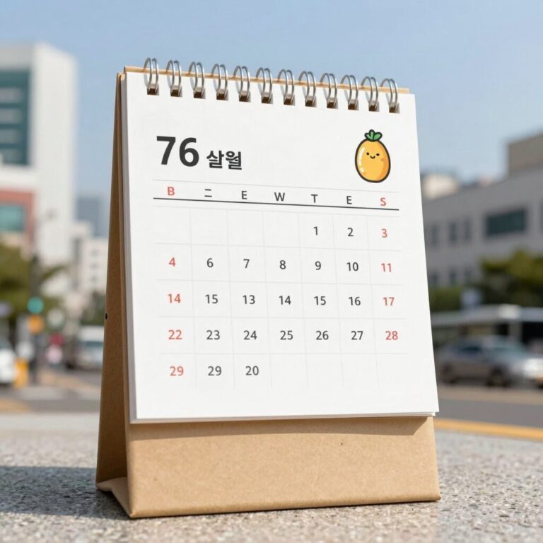 2026년 7월 달력 디자인 수박 선풍기 일러스트
