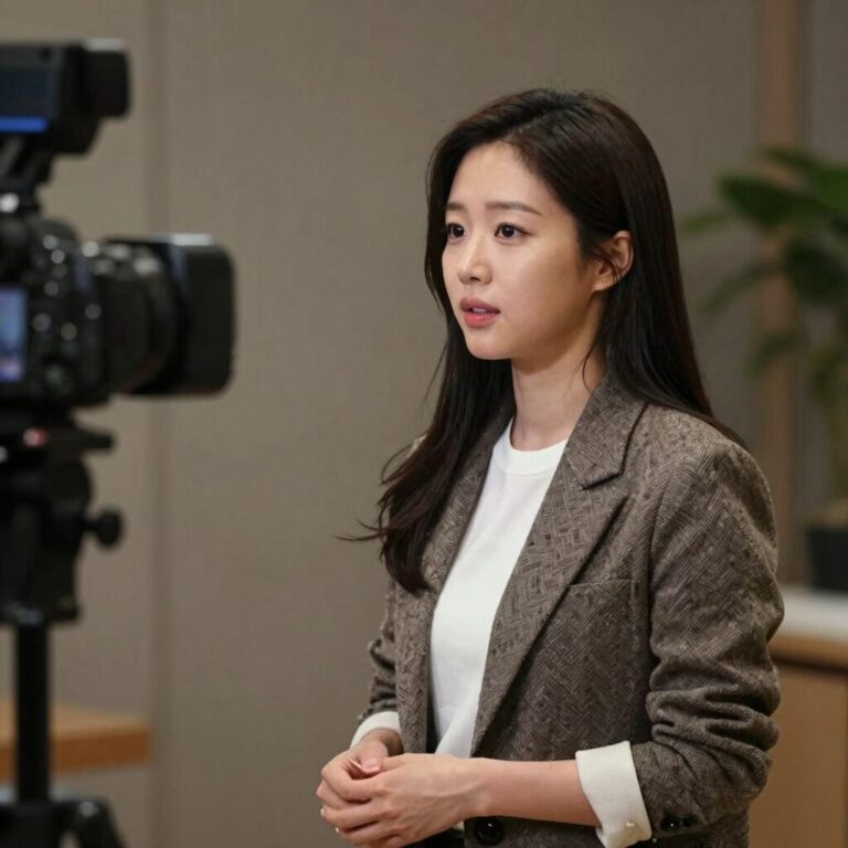 프랑스어 강사 정일영이 라디오스타에서 이야기하는 모습
