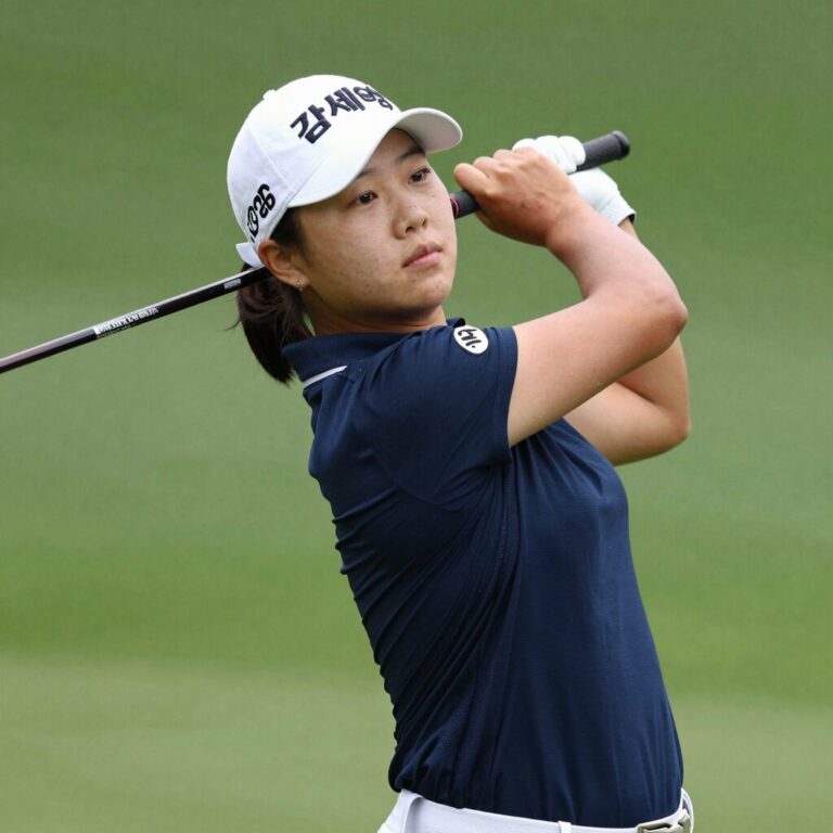 김세영 골프선수 프로필 사진 LPGA 경기 중 포즈