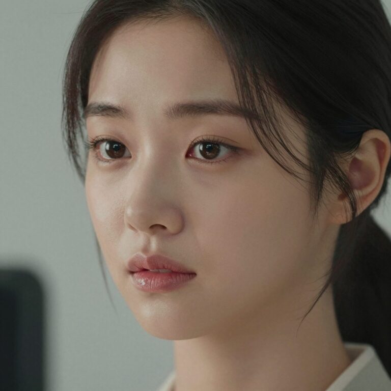 이주명 배우 프로필 사진, 청아한 분위기의 근접 촬영
