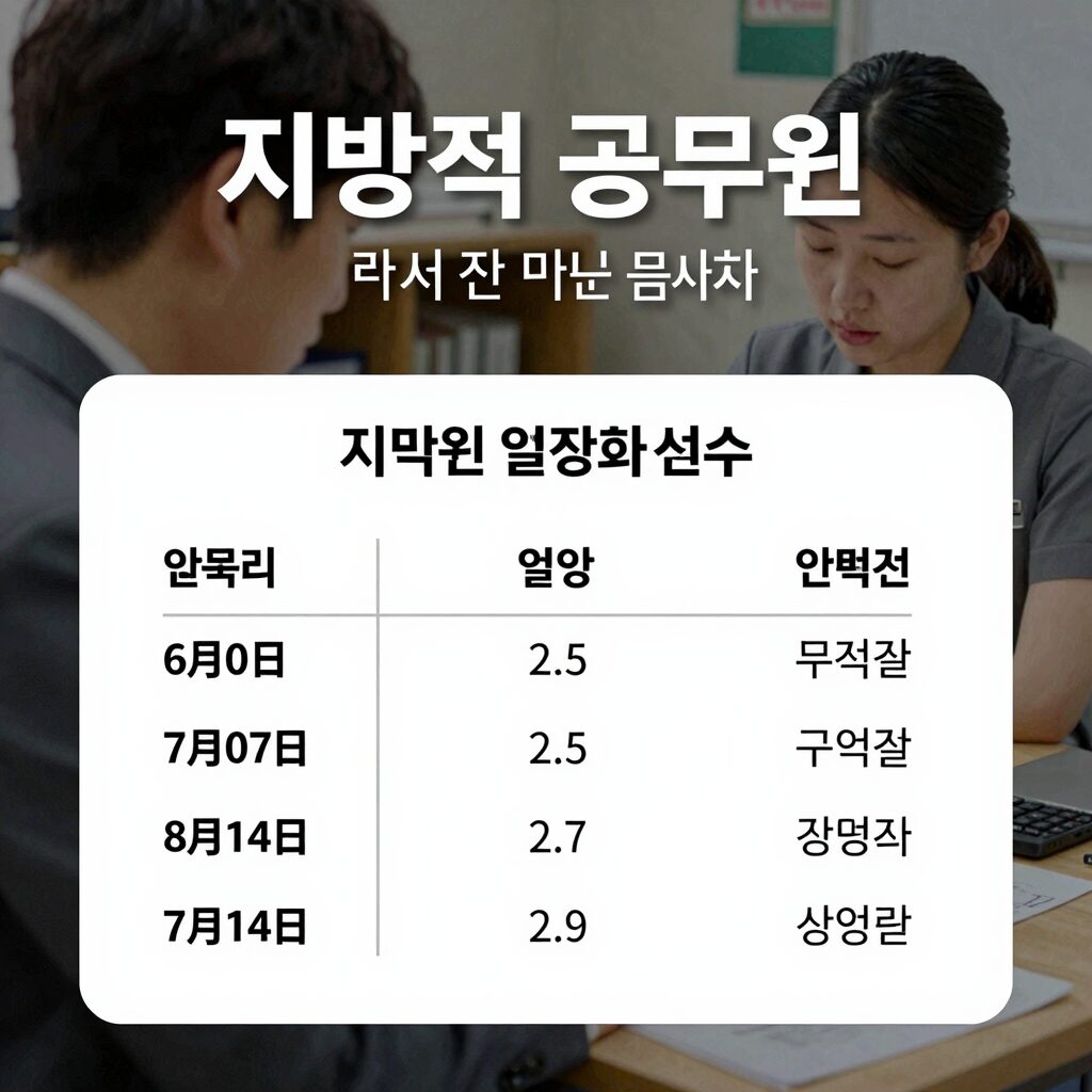 지방직 공무원 원서접수 일정과 방법을 설명하는 이미지