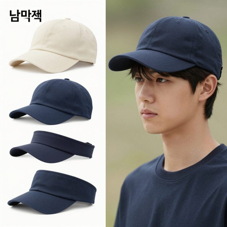 남자 썬캡 다양한 스타일 비교