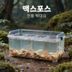 맥스포스 겔 제대로 쓰는 법 맥스포스 겔과 전용 먹이통 설치 예시