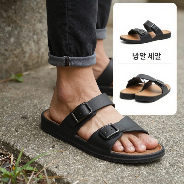 핏플랍 남성 샌들 세일 상품 목록 화면