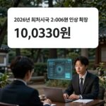 2026년 최저시급 10,030원 인상 확정 표 및 주요 내용