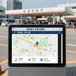오피넷 지도에서 주유소 가격 비교 화면