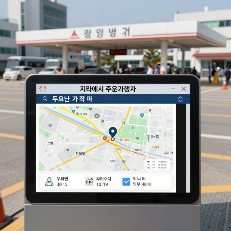 오피넷 지도에서 주유소 가격 비교 화면