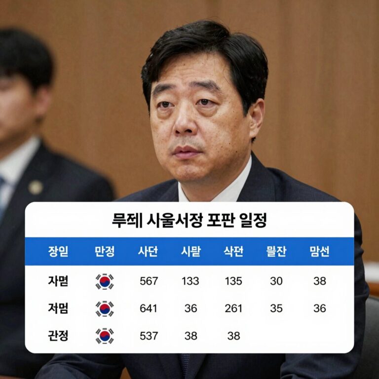 오세훈 서울시장 재판 출석 일정 관련 경선 토론회 논란