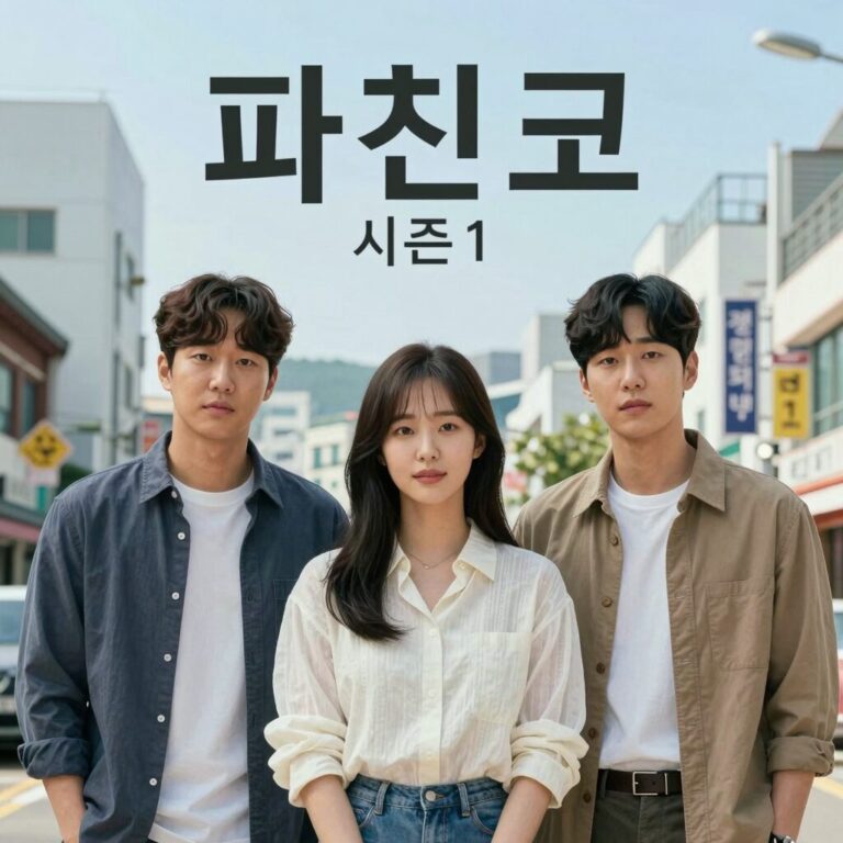 파친코 시즌1 드라마 포스터와 주요 인물들