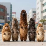 신비복숭아 신선복숭아 대극천 납작복숭아 등 다양한 딱딱이 복숭아 품종을 나란히 놓은 사진