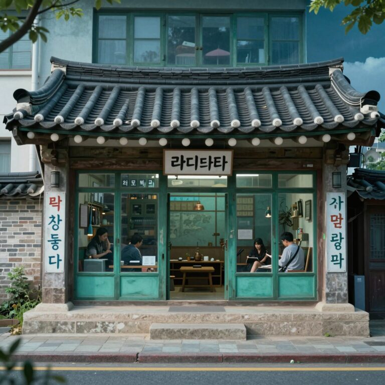 영화 라디오스타에 등장한 청록다방의 2026년 현재 외관 모습