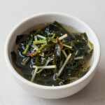 미역오이냉국 완성된 그릇 사진