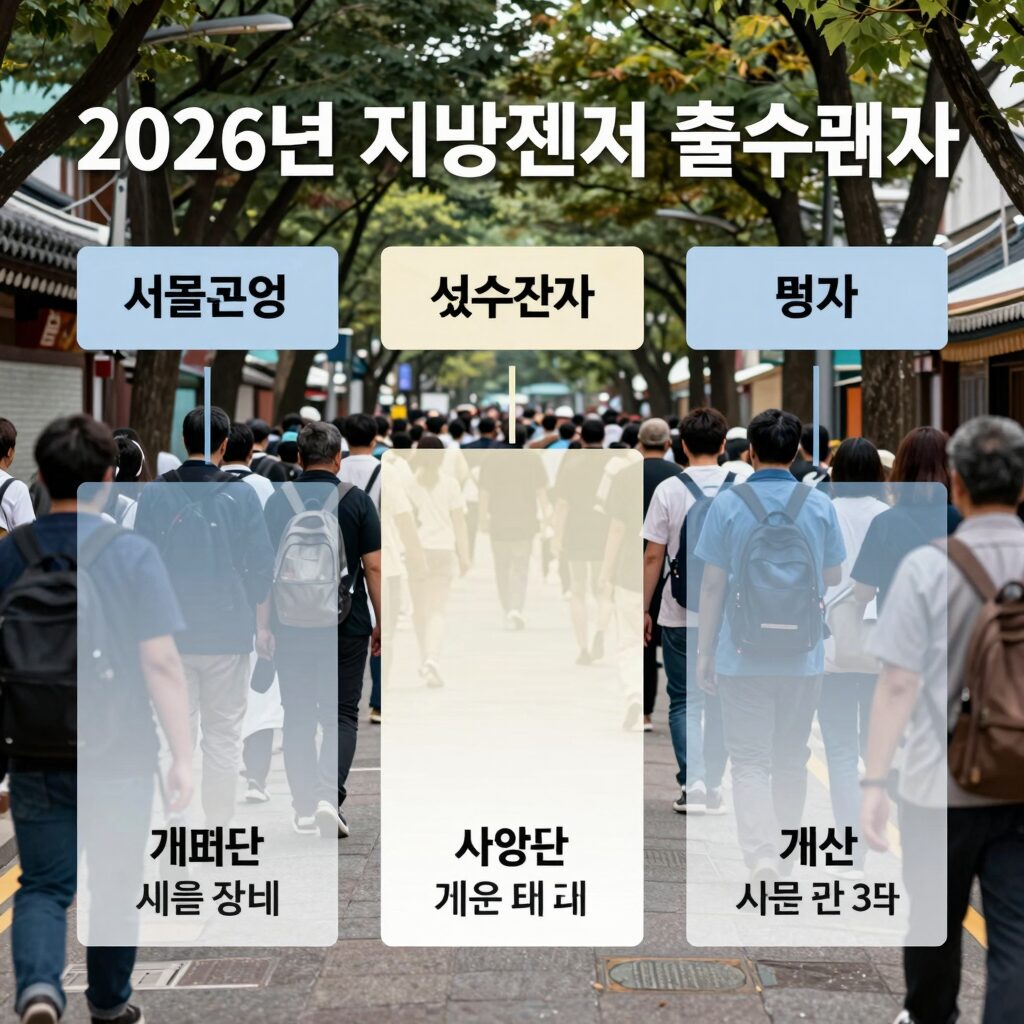 2026년 지방선거 서울시장 출구조사 결과 그래프와 개표 상황 이미지