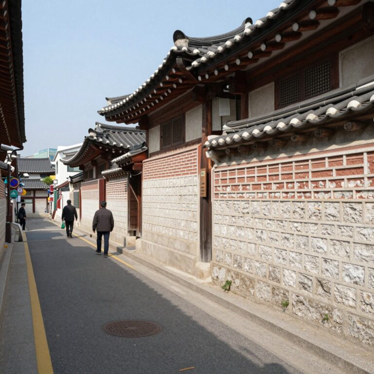 북향으로 지어진 만해 한용운 심우장 외관과 좁은 골목길