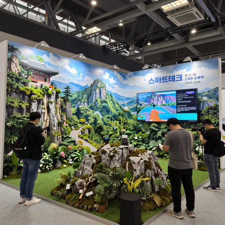 2026 스마트테크쇼 코엑스 전경과 부스 배치