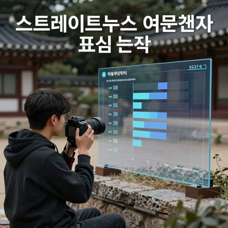 스트레이트뉴스 여론조사 표심 분석 그래프