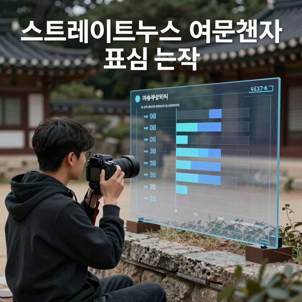 스트레이트뉴스 여론조사 표심 분석 그래프