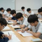 여름방학 부산 썸머스쿨 집중 분석 부산 썸머스쿨에서 학생들이 집중해서 공부하고 있는 모습
