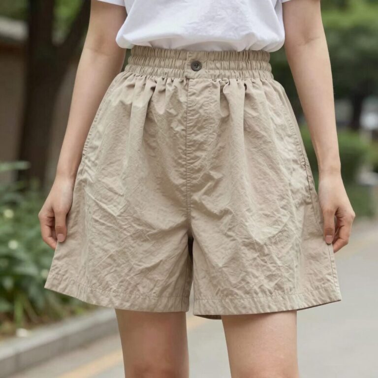 여름 플레어 랩 치마바지 활동성 디자인
