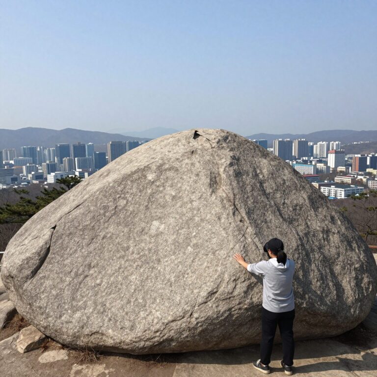암막 코팅이 된 초경량 양우산을 펼친 모습, 햇빛이 완전히 차단되어 편안한 그늘이 생긴다