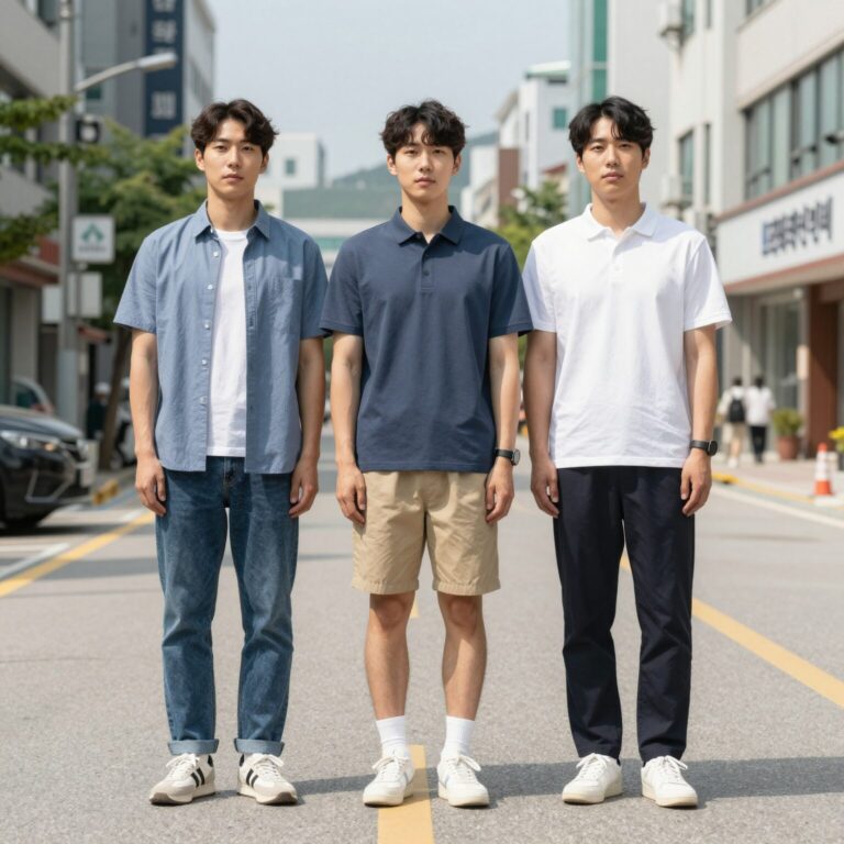2026년 여름 남성 크롭컷 스타일 시범 사진