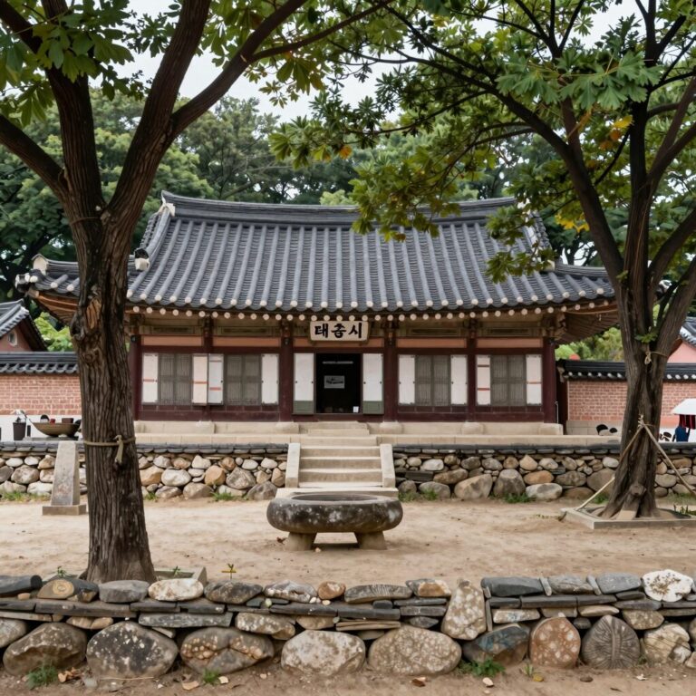 태종사 수국 군락지 전경