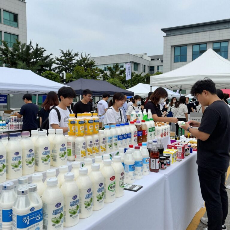 트레이더스 7월 할인 상품 진열 사진 파히타콤보팩과 우유 행사