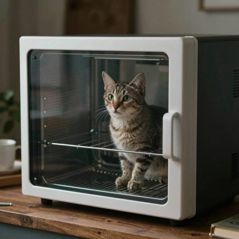 보네이도 써큘레이터가 조용히 작동하는 모습