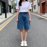 여자 청반바지 코디 여름 트렌드 조츠 버뮤다팬츠 여자 청반바지 코디 여름 트렌드 조츠 버뮤다팬츠 스타일링